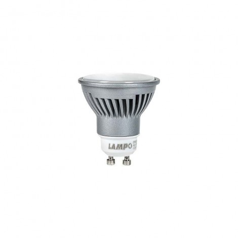 Lampo DIK LED GU10 bulb 5W 240V 120° Aluminium High Dissipation