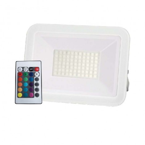 Lampo FLAT 30W LED RGB Adjustable White Floodlight With Remote