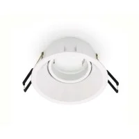Lampo White Gu10 Adjustable Round Recessed Downlight For LED Lampo White Gu10 Adjustable Round Recessed Downlight For LED