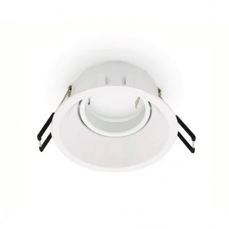 Lampo White Gu10 Adjustable Round Recessed Downlight For LED Lampo White Gu10 Adjustable Round Recessed Downlight For LED