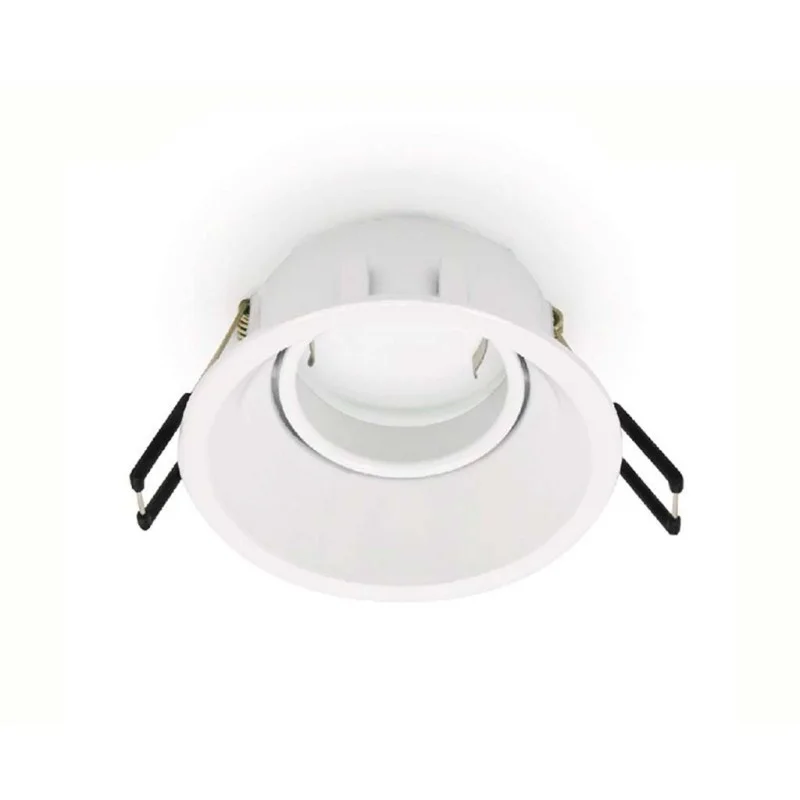 Lampo White Gu10 Adjustable Round Recessed Downlight For LED Lampo White Gu10 Adjustable Round Recessed Downlight For LED