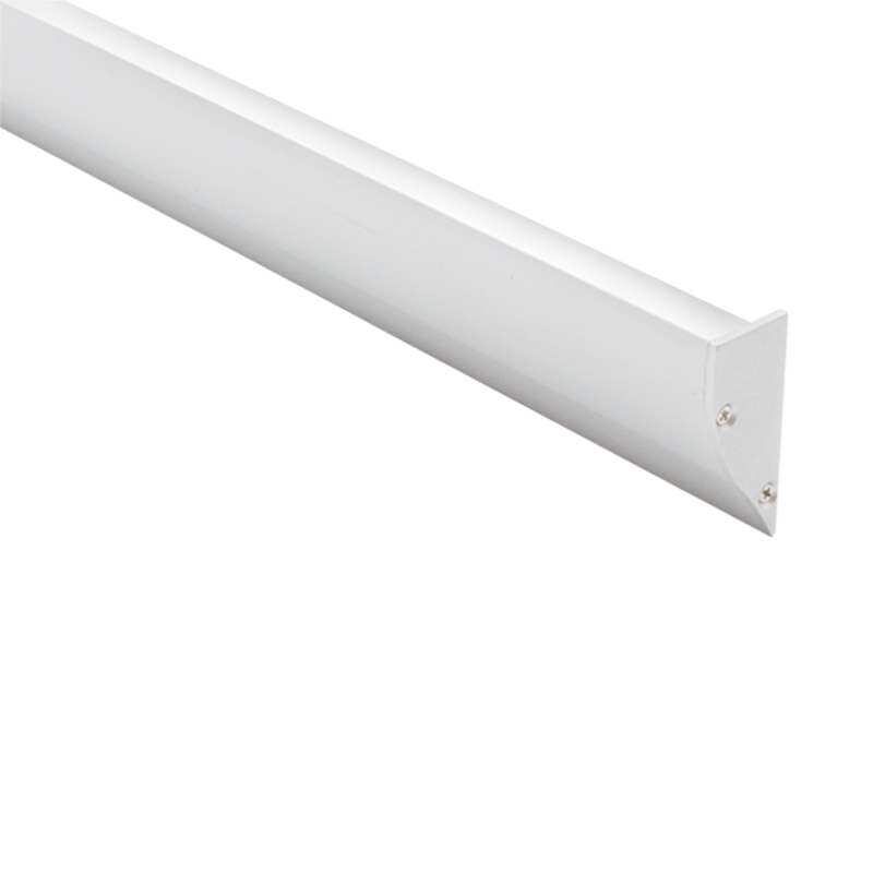 Profilo led a veletta 1 m in gesso e alluminio bianco - Layva