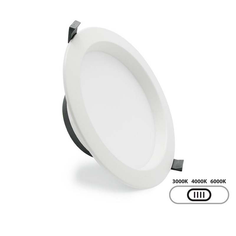 Lampo Recessed Round Downlight LED SYDNEY TRICOLOR 35W