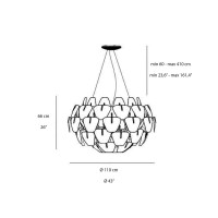 Luceplan Hope D66/42 Lampada a Sospensione Scomponibile By