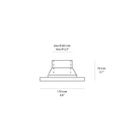 Sovil Base Accessory for Fixing D60 Pole and Head-Pole