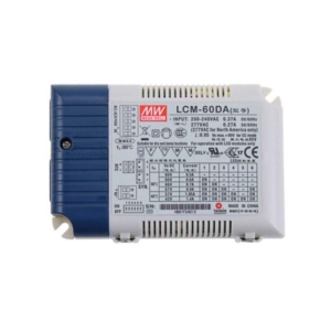 Meanwell LED Driver LCM-60DA 60W 2-90V 500-1400mA IP20 Dali