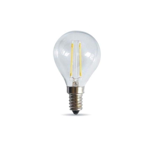 Daylight Lampadina Filament Sfera LED E14 4W 440lm 3000K Clear