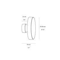 Logica Moonlight Wall Lamp LED Anthracite for Outdoor IP65