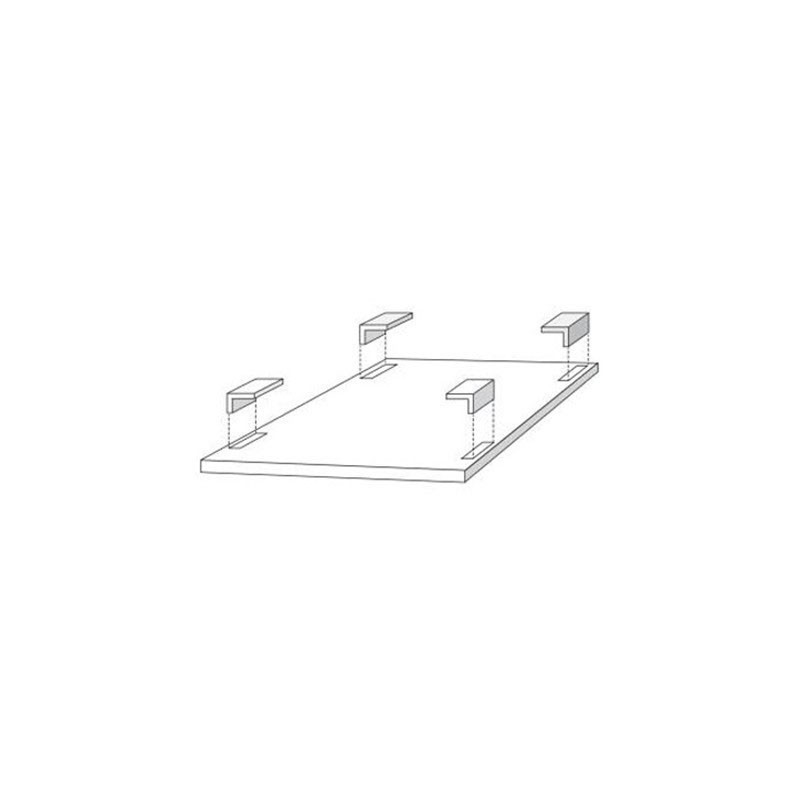 Lampo Kit for Panel Surface Mounting 120x30cm