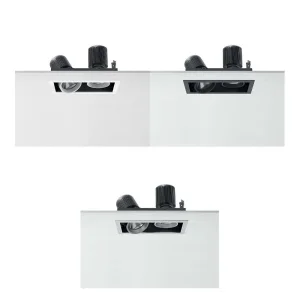 Flos Battery Trim Small 2L Faretto LED da Incasso Orientabile