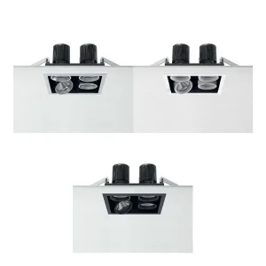 Flos Battery Trim Small 4L Square Adjustable Recessed LED