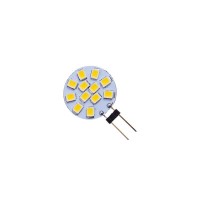 Lampo Led 12 SMD Bispina Chip G4 1.8W-15W 12V AC/DC Lampadina