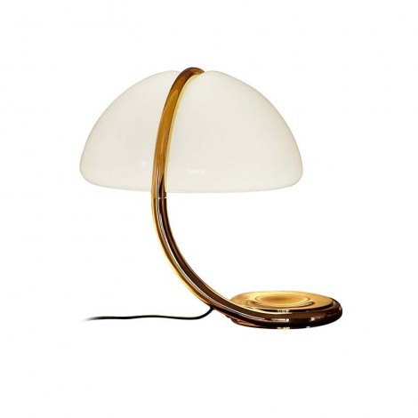 Martinelli Luce Serpente LED Table Lamp Design Elio Martinelli