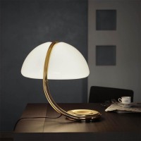 Martinelli Luce Serpente LED Table Lamp Design Elio Martinelli