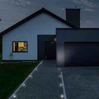 Lampo Recessed Adjustable Carriageable Steplight GU10 in