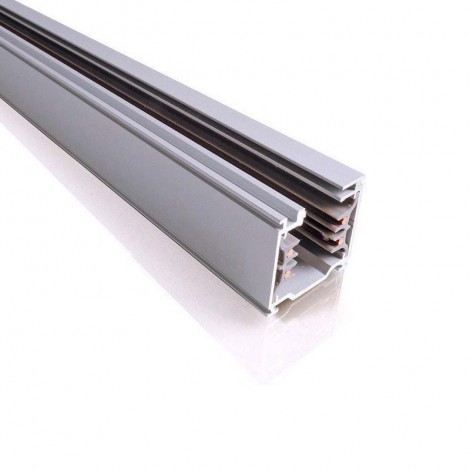 IVela 1 Metro Binario Trifase Quadro Anodizzato grigio