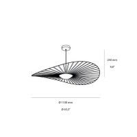 Petite Friture Vertigo Nova Lampada da Sospensione a Cappello a