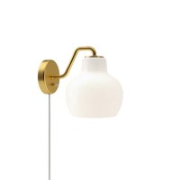 Louis Poulsen VL Ring Crown Wall Single Lamp In Opal Glass And