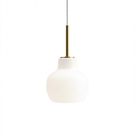 Louis Poulsen VL Ring Crown 1 Suspension Lamp In Opal Glass And