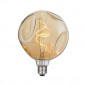 LED Curved Vintage Lamp Globe D.140 BUMPED E27 5W 2000K 250lm