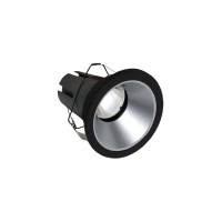 Logica Deep Evo Fix Faretto a LED Dimmerabile Nero Argento da