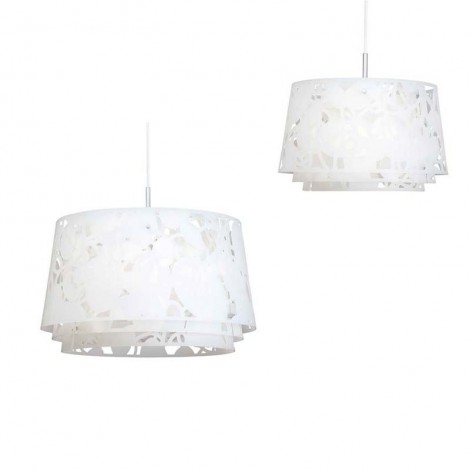 Louis Poulsen Collage Suspension Lamp with Three White Screens