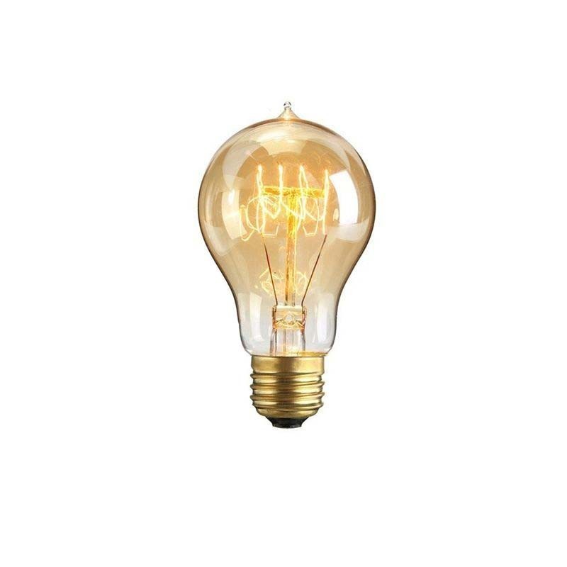 A60 bulb vintage drop 40w filament carbon e27