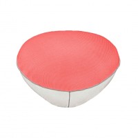 Oluce Pill-Low Bianco Rosso Lampada Cuscino da Terra per