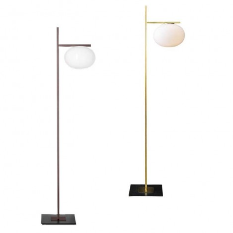 Oluce Alba 382 Single Dimmable Floor Lamp With Diffused Light