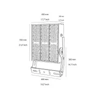 Big High Brightness Outdoor IP66 LED 945W Floodlight for Sports Big High Brightness Outdoor IP66 LED 945W Floodlight for Sports