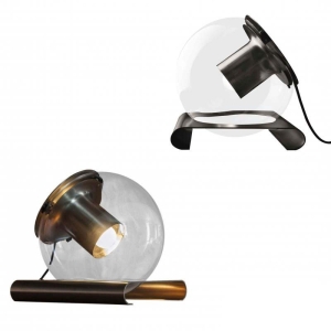 Oluce The Globe Lampada Da Tavolo A Luce Diffusa Design Vintage