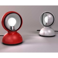 Artemide Eclisse E14 25W Table Lamp Silver By Vico Magistretti