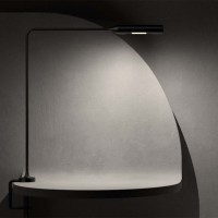 Lumina FLO Clamp LED Dimmable Table Lamp with Clamp By Foster +