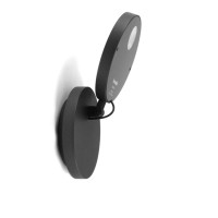 Artemide Demetra Faretto LED Wall Lamp with Switch Matt Black