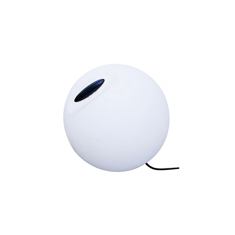 dead while Spaceship Martinelli Luce BOWL sphere outdoor floor lamp with diffused light