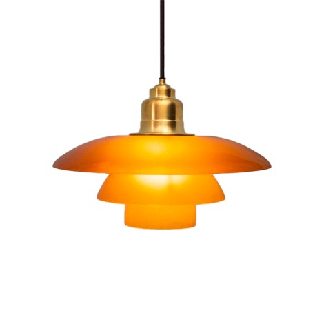 Louis Poulsen PH 3½-3 Limited Edition Suspension Lamp in Amber