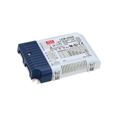 Meanwell Alimentatore LCM-40DA LED 42W 2-100V 350-1050mA IP20