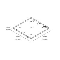 Novalux Kit for Ceiling Installation for School Panel 600x600mm