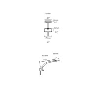 Flos Minikelvin Flex Flexible LED Dimmable Wall Lamp for Indoor