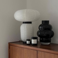 &Tradition Formakami JH18 Dimmable Table Lamp in Rice Paper By