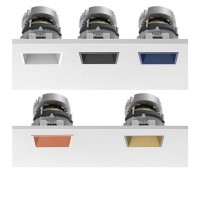 Flos Easy Kap 80 LED Adjustable Square Recessed Ceiling
