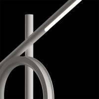 Pallucco Tangent Media Lampada Orientabile da Terra a LED