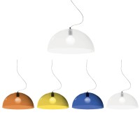 Martinelli Luce Bubbles Semisphere LED Suspension Lamp for