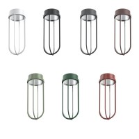 Flos In Vitro Ceiling LED Outdoor Lamp In Glass And Aluminum