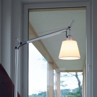 Artemide Tolomeo Basculante Reading Floor Lampada con Diffusore