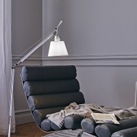 Artemide Tolomeo Basculante Reading Floor Lamp with Satin