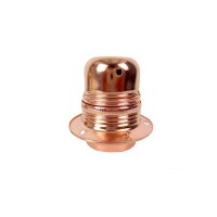 Vintage Lampholder E27 with Ring Copper
