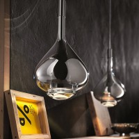 Lodes Sky-Fall Dimmable LED Suspension Lamp in Glass for Indoor