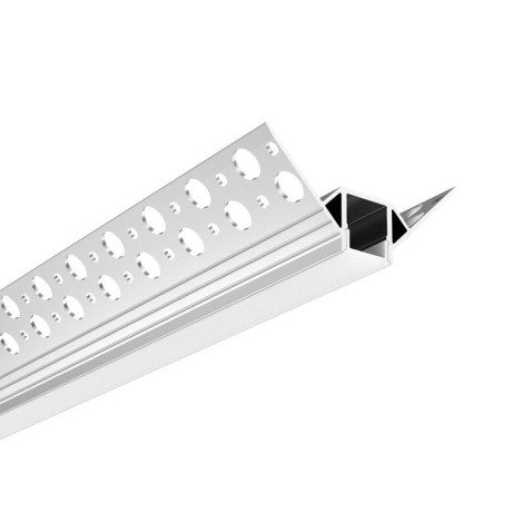 Lampo Aluminum Profile Kit Cut Of Light For External Corners 2