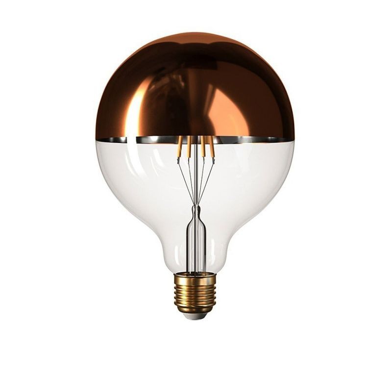 LED Lamp Globe D.125 Copper half sphere E27 7W 2700K 806lm